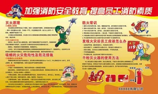 加强消防安全教育 提高员工消防素质