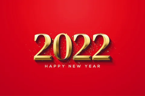 2022创意艺术字体新年虎年圣诞节数字立体质感文字AI矢量设计素材