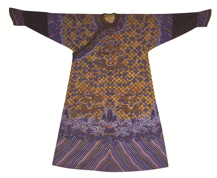 服装样式龙袍特写素材