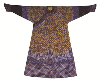 服装样式龙袍特写素材