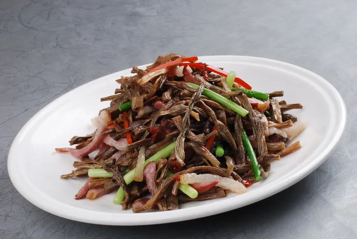 CXC01017干豇豆炒腊肉  25