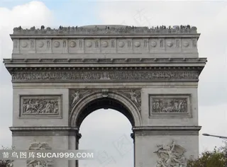 欧洲著名建筑巴黎凯旋门