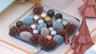 圣诞节3D立体工厂