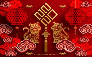 虎年图案创意AI矢量素材