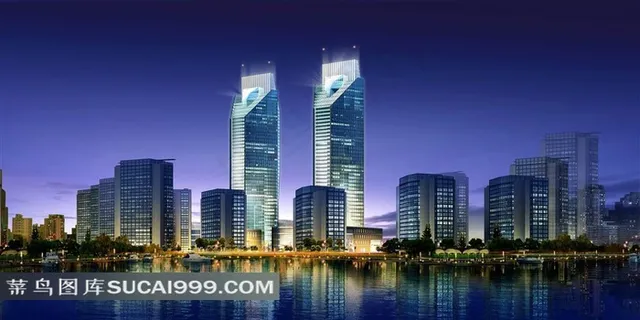 繁华城市夜景高清图片 繁华城市夜景高清图片