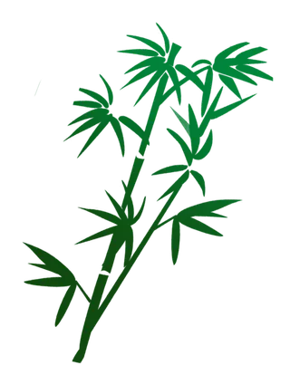 竹子水墨画中国风国画墨水书法竹子画