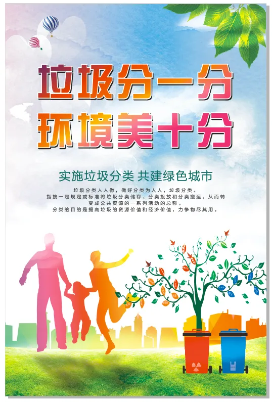 环保宣传垃圾分类海报