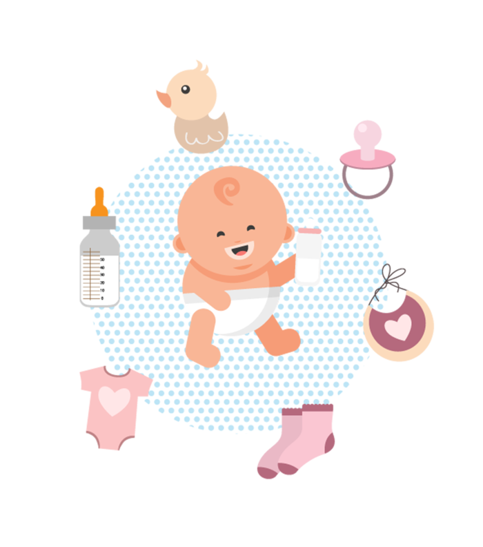 婴儿用品衣服图标