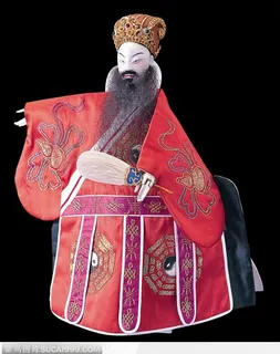 传统文化长满络腮胡的戏偶京剧诸葛亮 传统文化长满络腮胡的戏偶京剧诸葛亮