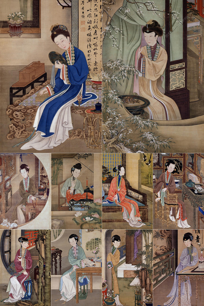 12张清代美人图片