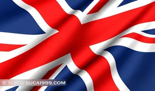 随风飘动的米字旗