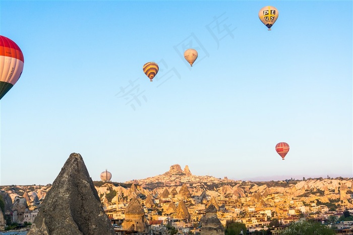土耳其热气球景观