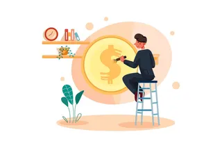 扁平化人物场景办公互联网等距ai矢量设计网页海报UI素材插画