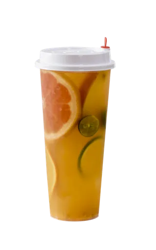 奶茶照片拍摄果汁西柚柠檬水果茶