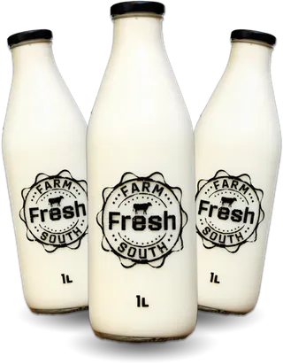 鲜牛奶玻璃瓶装素材现代农业