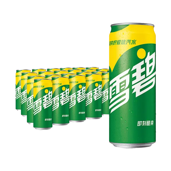 雪碧6超市商品白底图免抠实物摄影png格式图片透明底