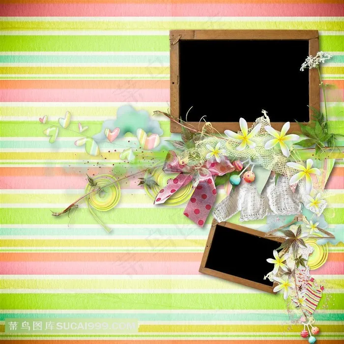 蝴蝶结鲜花婚纱艺术相框