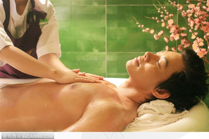 SPA气氛-养生按抚动作