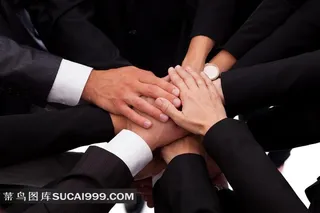 手叠加团队合作图片