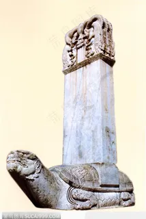 明十三陵-泰陵赑屃背着石碑 明十三陵-泰陵赑屃背着石碑