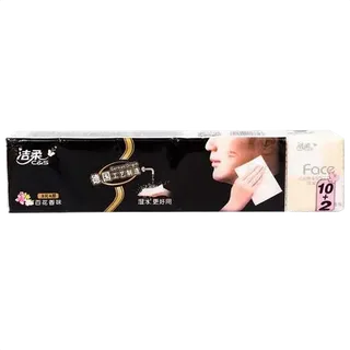 洁柔Face(粉色)百花香味8片4层迷你型纸手帕(12包装)超市商品白底图免抠实物摄影png格式图片透明底