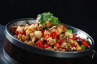 干锅美食焖锅湘菜麻辣香辣纸锅干锅美蛙