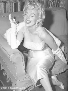 高清玛丽莲梦露黑白艺术照