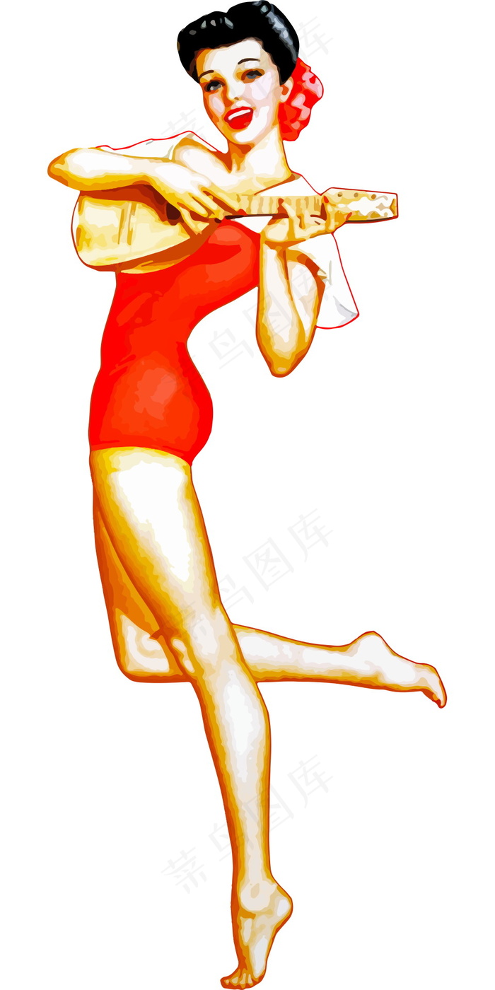 性感插画美女图片