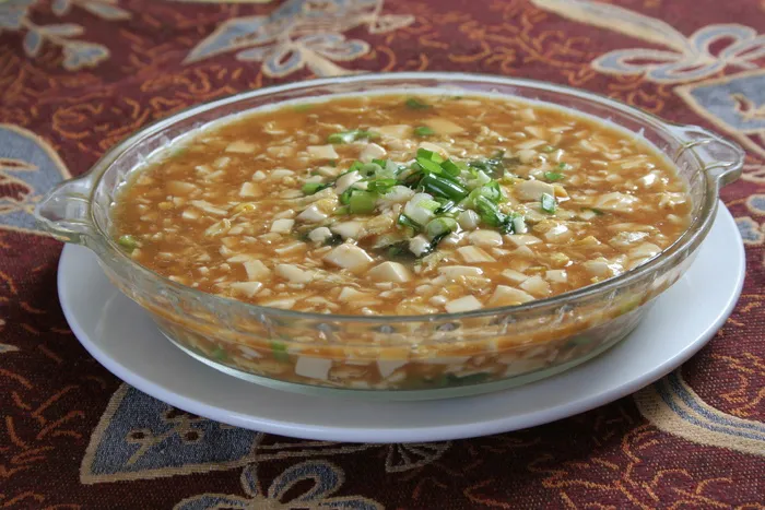 25茼蒿小豆腐-大猫嫂