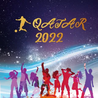 2022卡塔尔世界杯足球海报