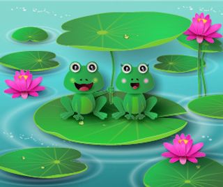 C4d插画 浮雕插画 卡通插画 背景插画