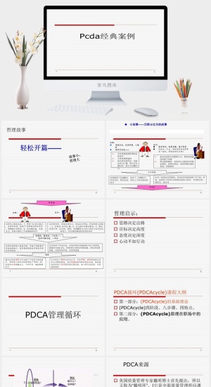 护理医疗PPT模板预览图