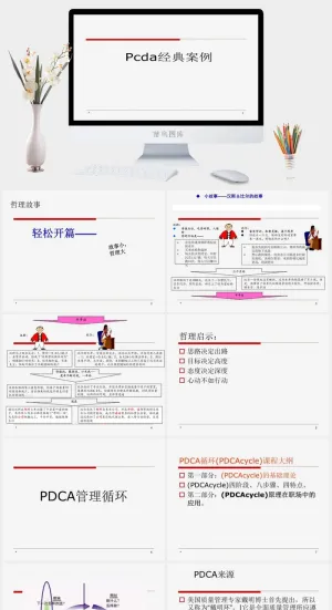 护理医疗PPT模板预览图