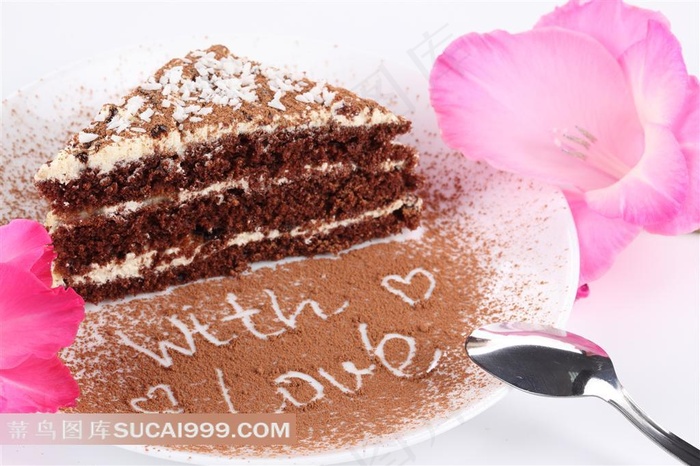 可口巧克力甜点图片素材