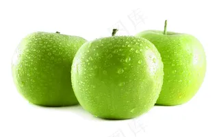 新鲜青苹果图片下载