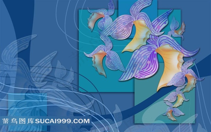 精美手绘鲜花素材