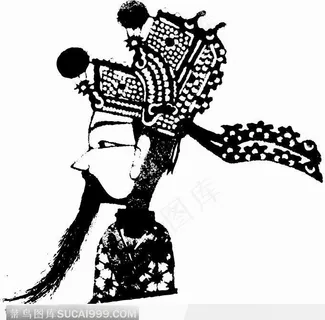 文官头像皮影 文官头像皮影