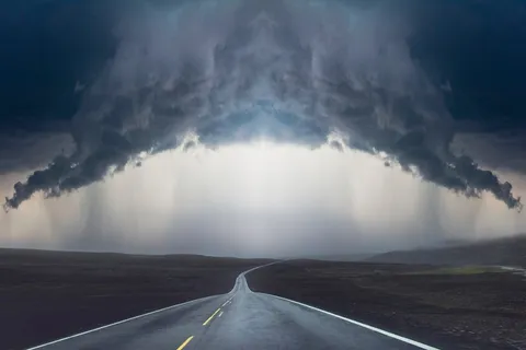 风暴,云,路,原野,雨,天空,天气,路面 风暴,云,路,原野,雨,天空,天气,路面