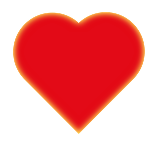 红色爱心卡通2