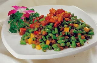 CXC00555脆椒揽菜四季豆