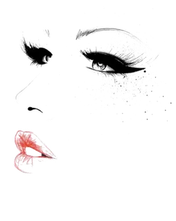 美容美肤手绘素描免扣透明图标素材 美容美肤手绘素描免扣透明图标素材