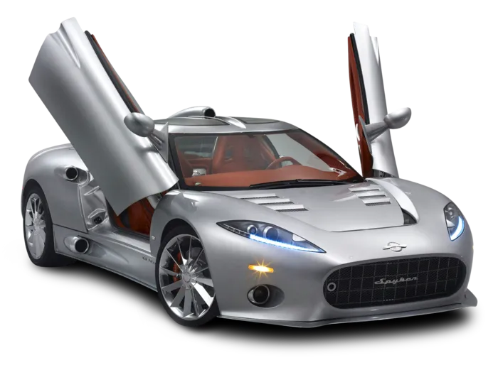 透明跑车素材小车汽车免扣素材PNG