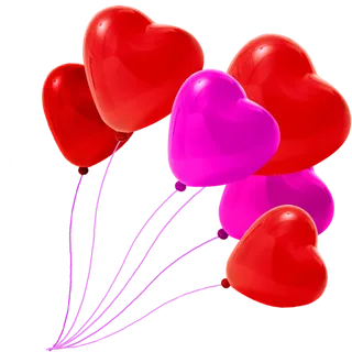 气球爱心一束