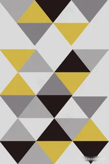 简约三角形连续背景装饰画