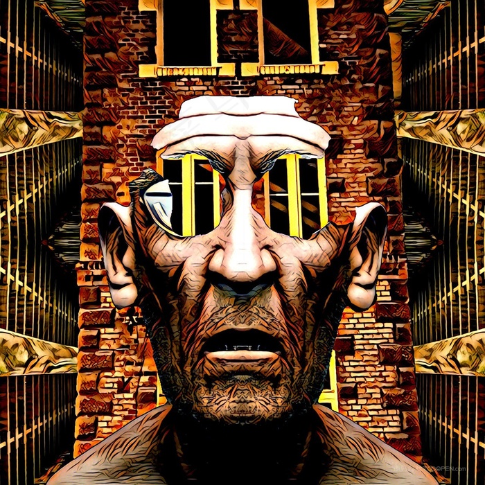 超现实主义恐怖抽象装饰画绘画图片