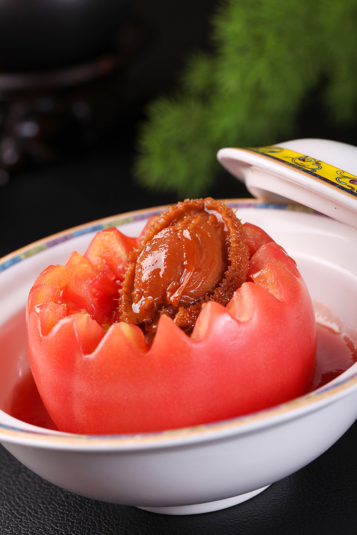 番茄腰豆烩鲜鲍