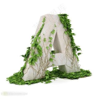 3D字母A设计素材