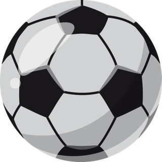 立体足球装饰元素