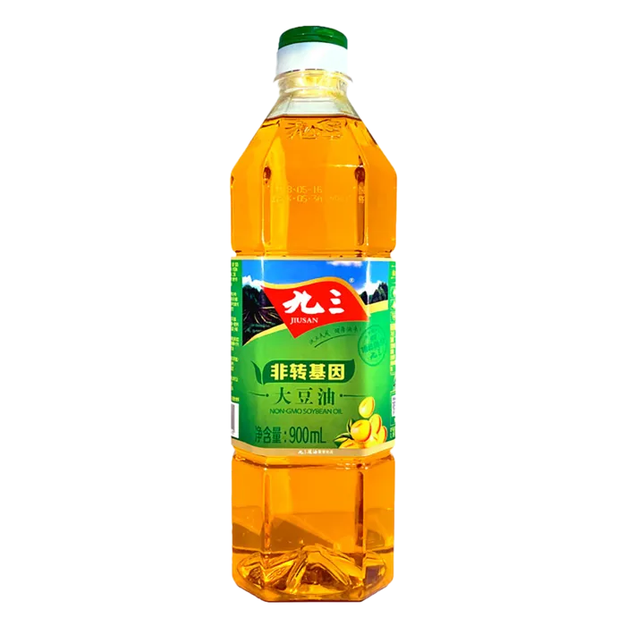 九三大豆油900毫升超市商品白底图免抠实物摄影png格式图片透明底