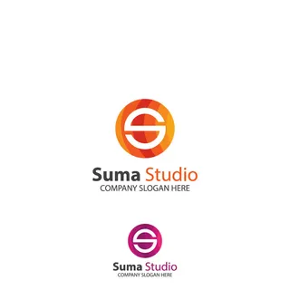 图标标识标志立体几何图形企业商标VI品牌LOGO设计模板AI矢量素材